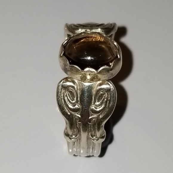OOAK .925 SMOKEY TOPAZ RING - Picture 3 of 4